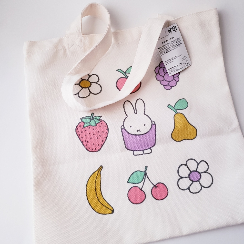 Sanrio Miffy Fruit Tote Bag - Picture 11 of 11